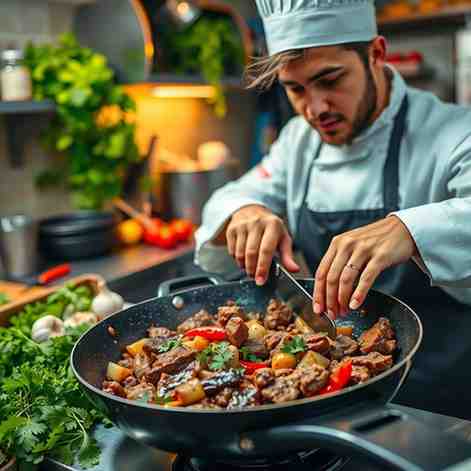 Kebda Eskandarani - Spicy Egyptian Liver Recipe